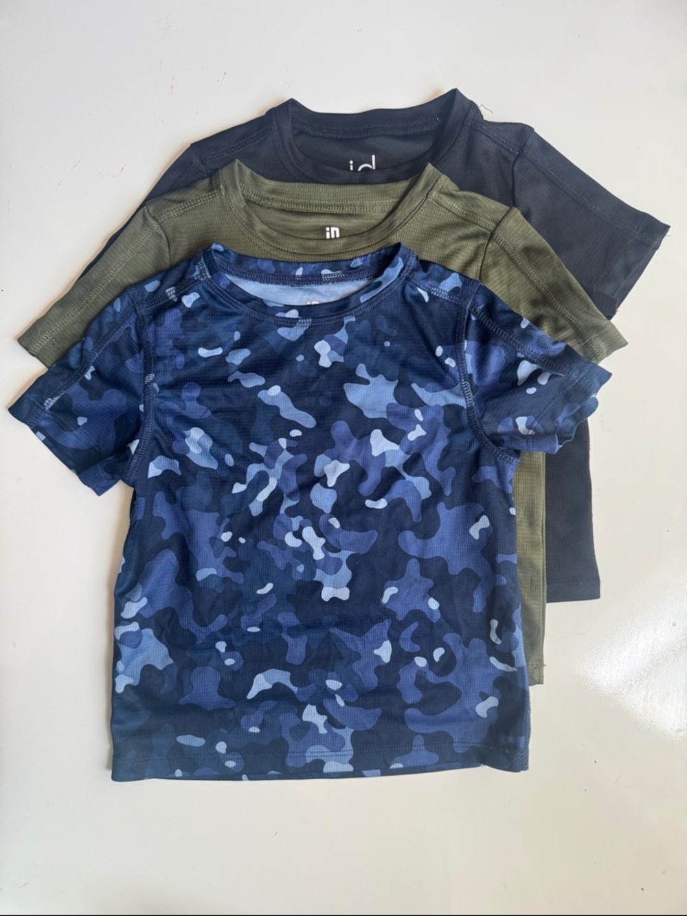 Boys' Blue Short-Sleeve Active Tee - 3 Pack - Size 4T